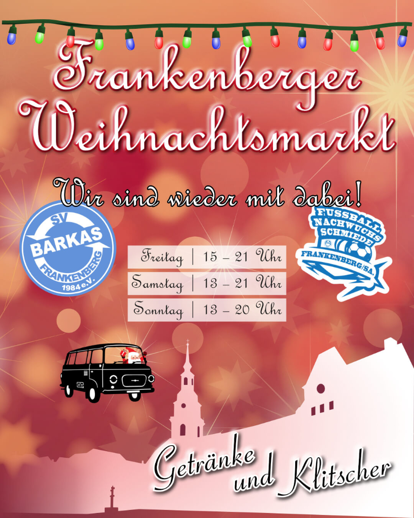 Barkas meets Weihnachtsmarkt Frankenberg/Sa. - 07.12.2023